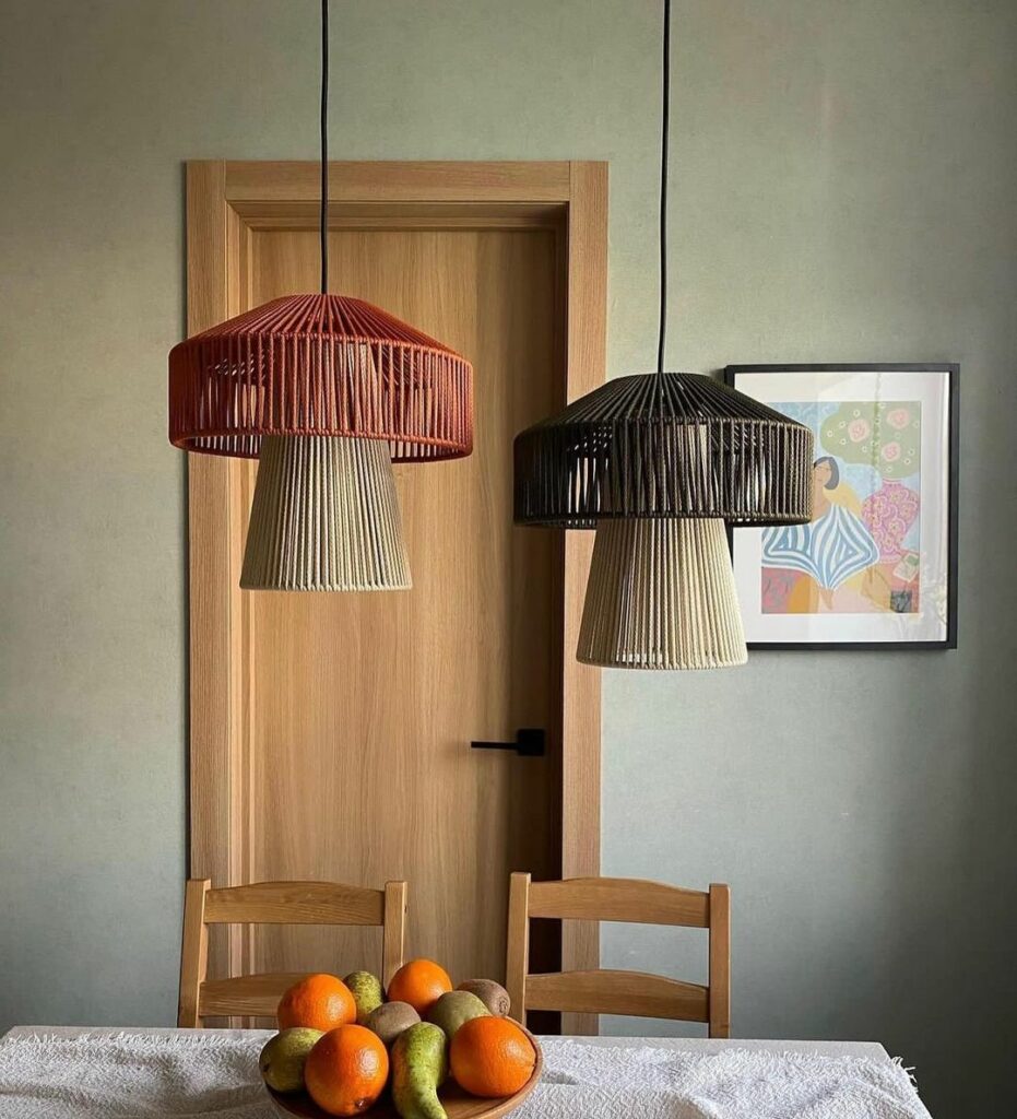 Afrocentric pendant lights by Wodu Lightings
