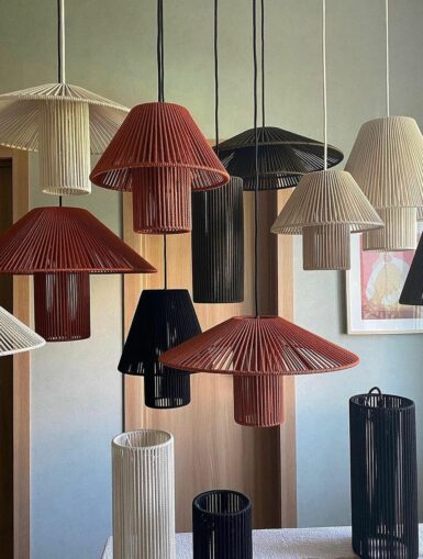 Afrocentric pendant lights by Wodu Lightings