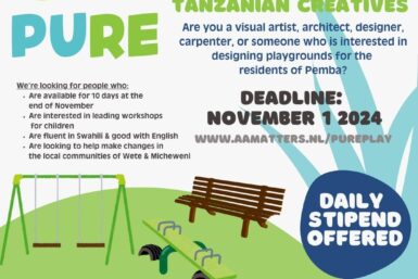 Open Call For Tanzanian Creatives by African Architecture Matters