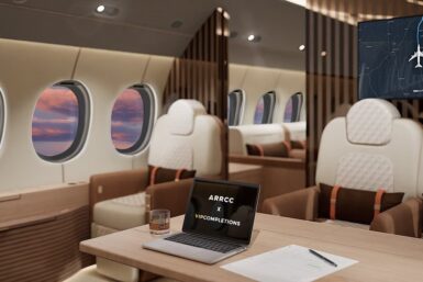 Arrcc unveils luxe private jet Interior design