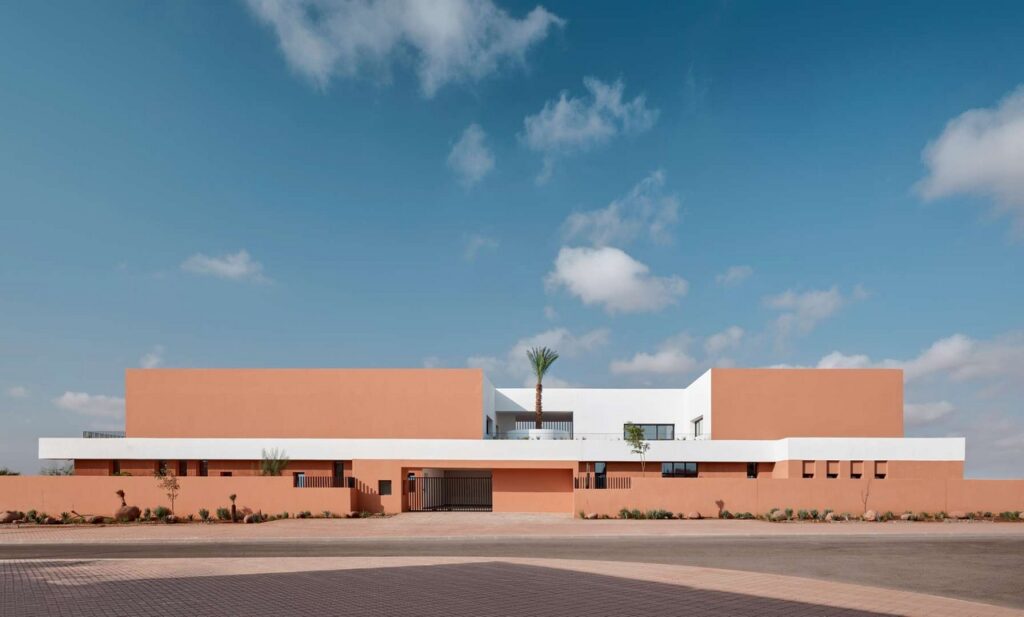 Exterior image of Jacques Majorelle School by Zarchitecture Studio