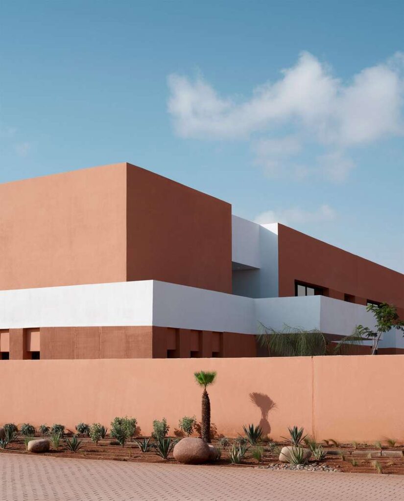 Exterior image of Jacques Majorelle School by Zarchitecture Studio