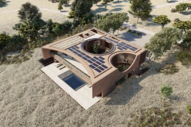 Aerial view of Meru, an award-winning project by SAOTA.